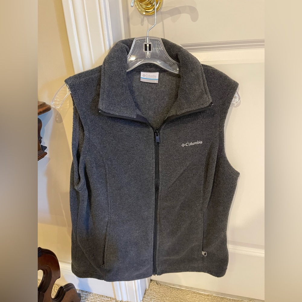 Womens Columbia Grey Vest